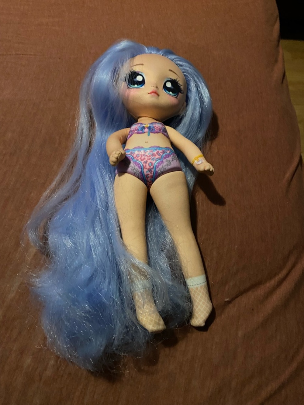 Blue-Haired Fashion Doll for Kids - Play Doll with Long Blue Hair
